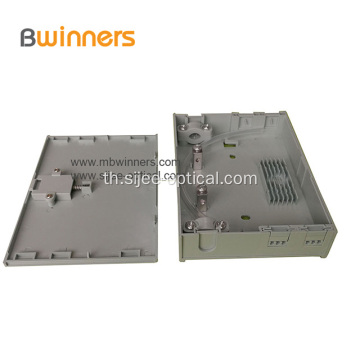 กล่องมินิไฟเบอร์ออปติกกล่องหน้าจาน 2 พอร์ต Ftth